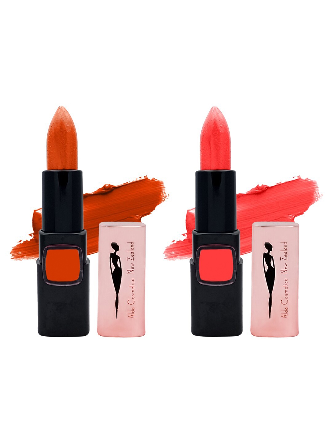 

Pretty Woman Set of 2 Long Lasting Color Rush Matte Lipsticks 4.2 g Each - L01 & L16, Red