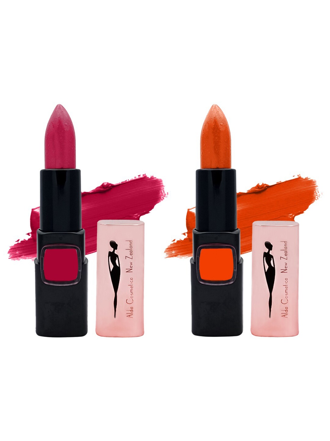 

Pretty Woman Set of 2 Long Lasting Matte Finish Color Rush Lipstick - L02 & L11, Orange