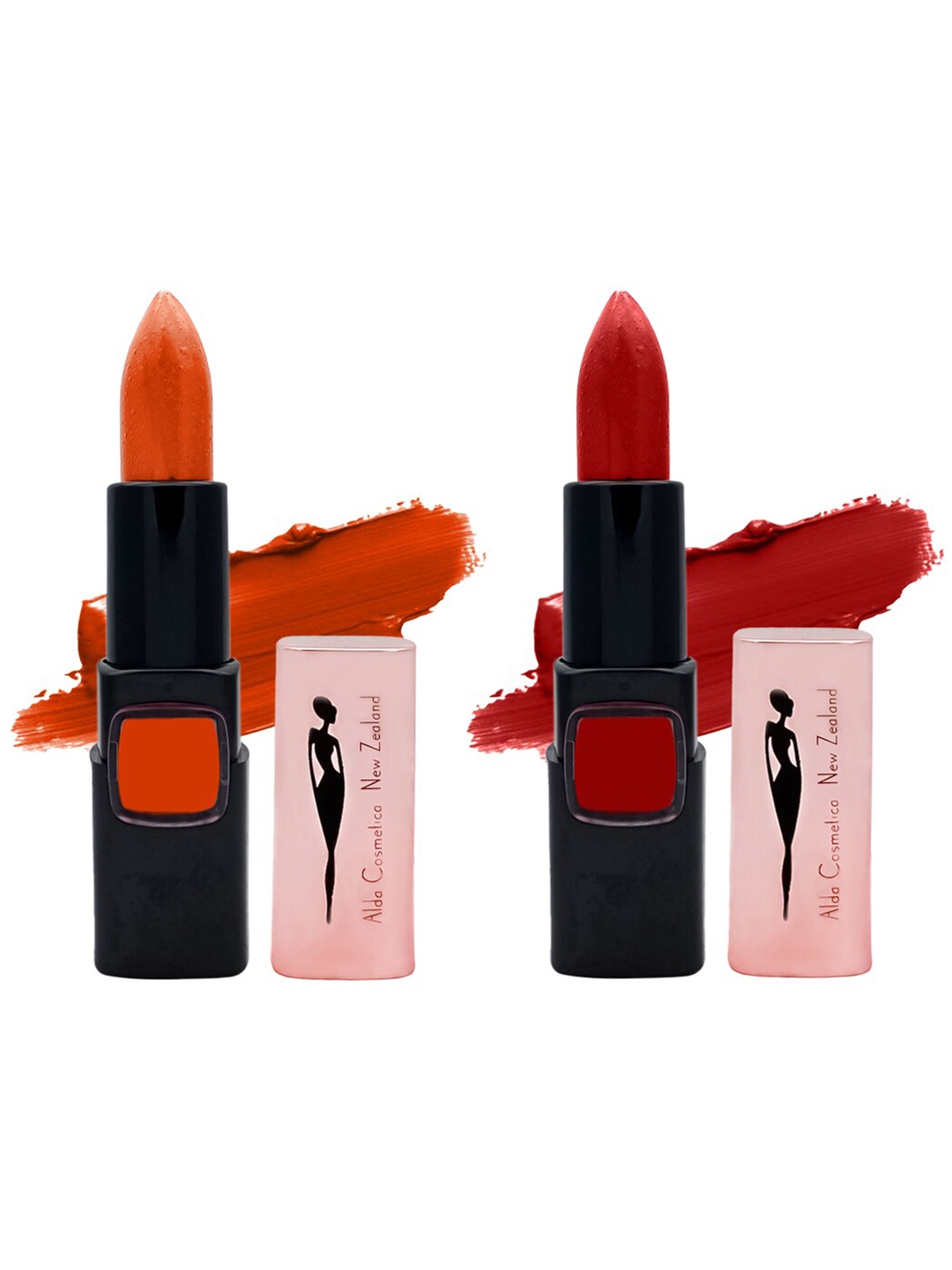 

Pretty Woman Set of 2 Long Lasting Color Rush Matte Lipsticks 4.2 g Each - L01 & L23, Red