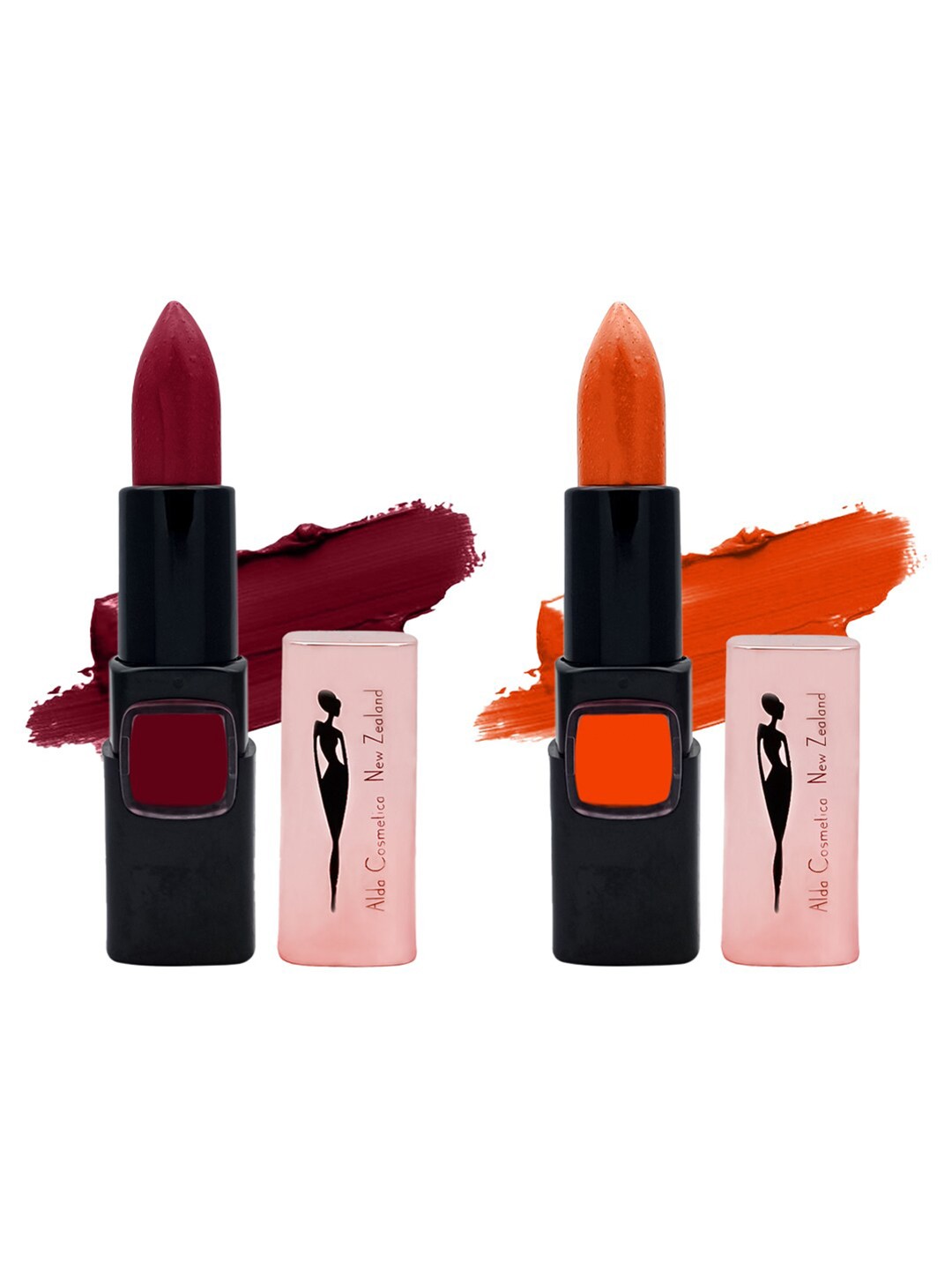 

Pretty Woman Set of 2 Long Lasting Color Rush Matte Lipsticks 4.2 g Each - L02 & L12, Orange