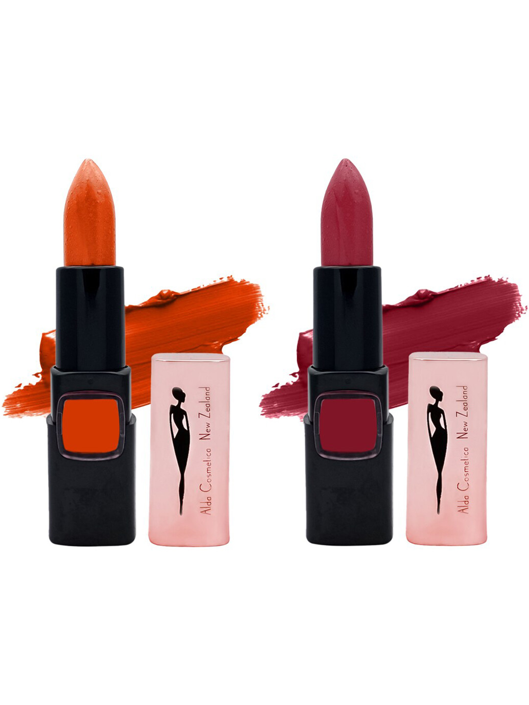 

Pretty Woman Set of 2 Long Lasting Color Rush Matte Lipsticks 4.2 g Each - L01 & L04, Red
