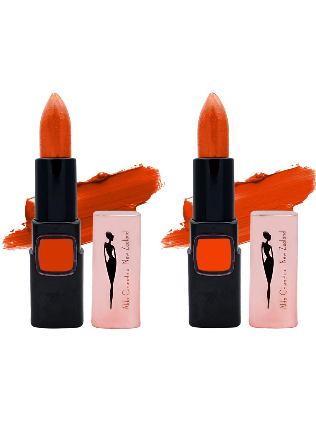 

Pretty Woman Set of 2 Long Lasting Color Rush Matte Lipsticks 4.2 g Each - L01 & L02, Red