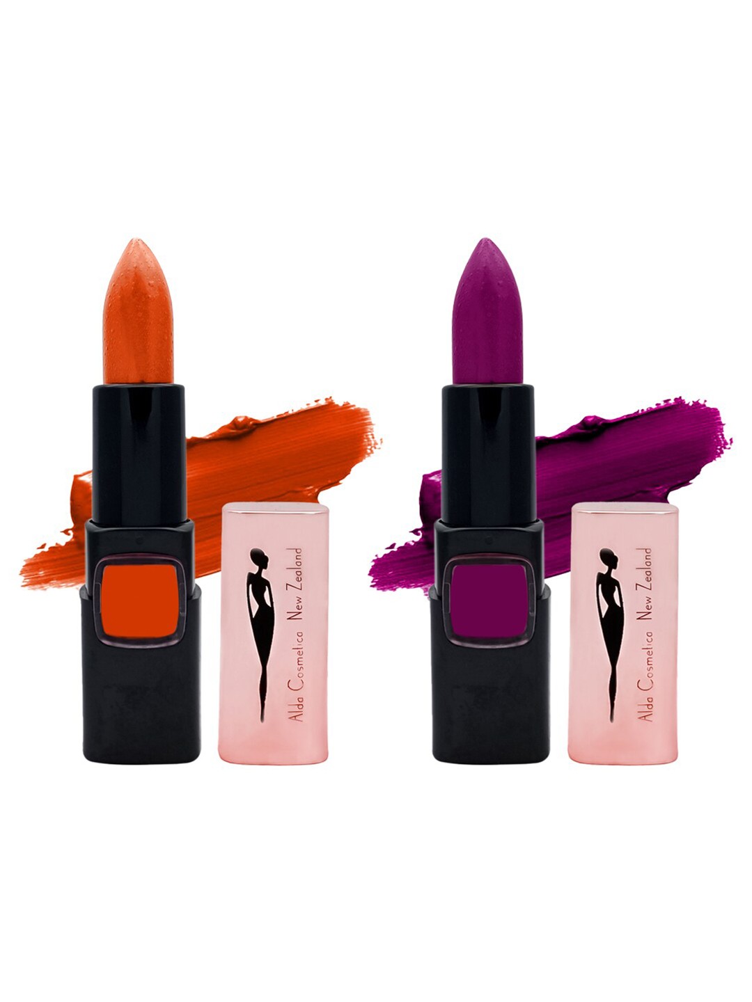 

Pretty Woman Set of 2 Long Lasting Color Rush Matte Lipsticks 4.2 g Each - L01 & L24, Red