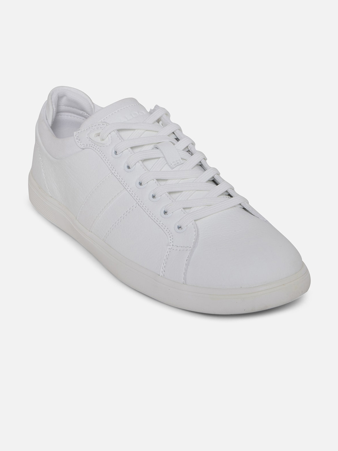 

ALDO Men White Solid Sneakers