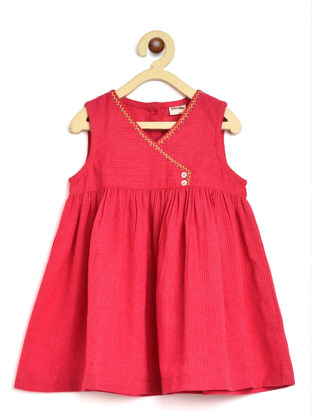 

Fabindia Pink Cotton Dress