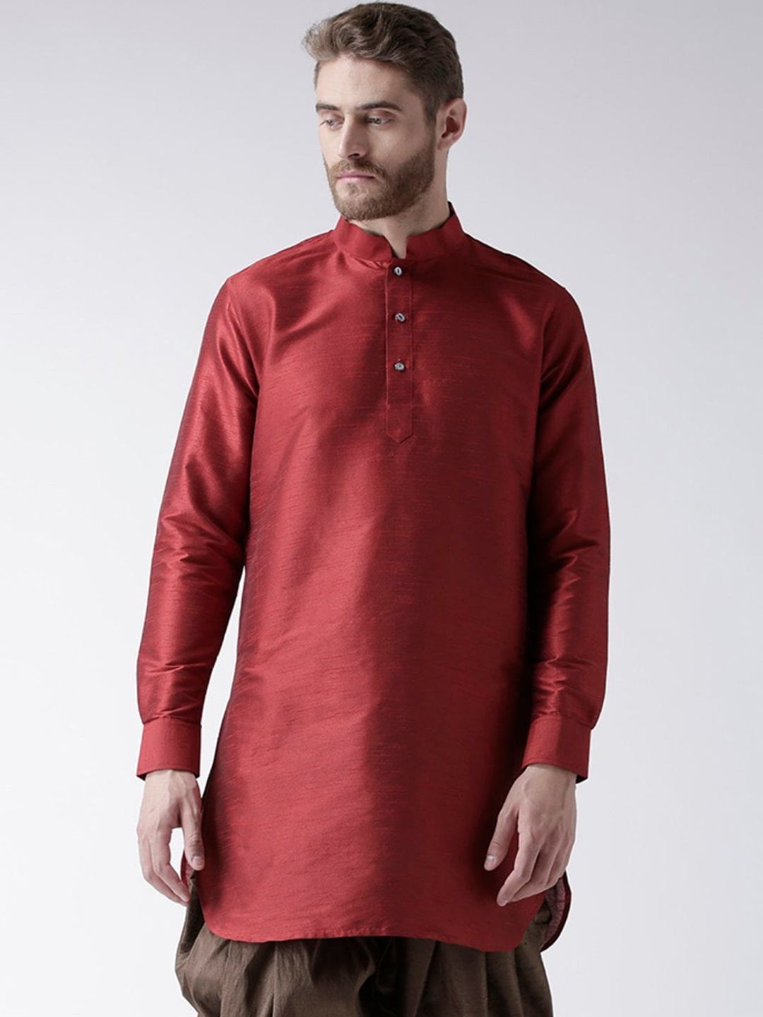 

DEYANN Men Maroon Kurta
