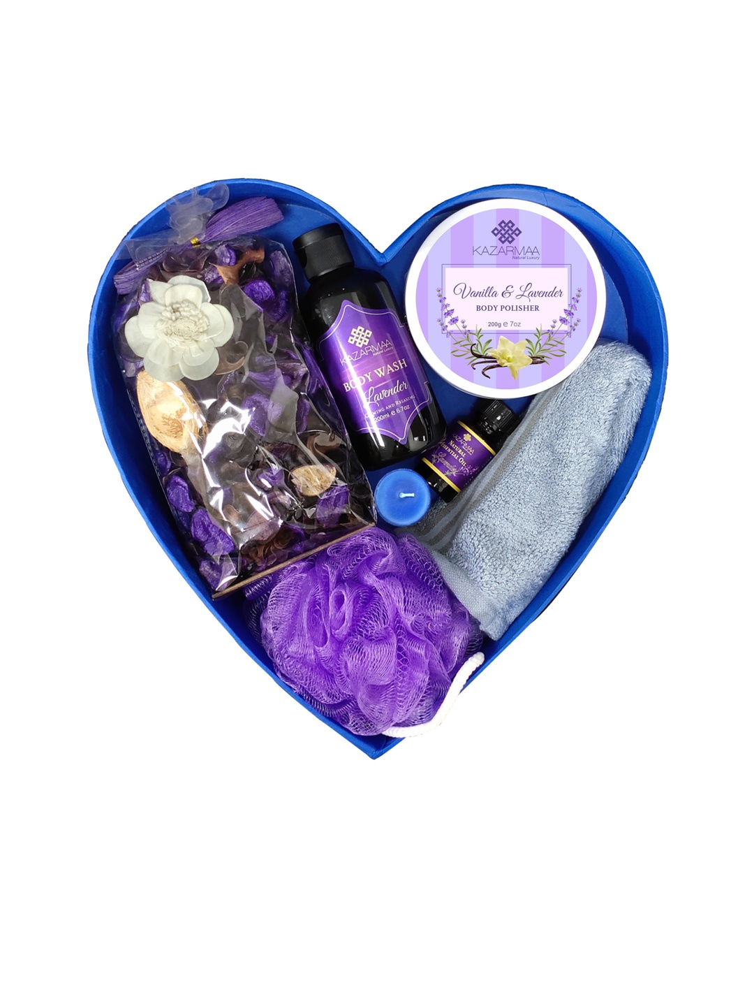 

KAZARMAA Purple Lavender Love Bath & Spa Gift Hamper Set