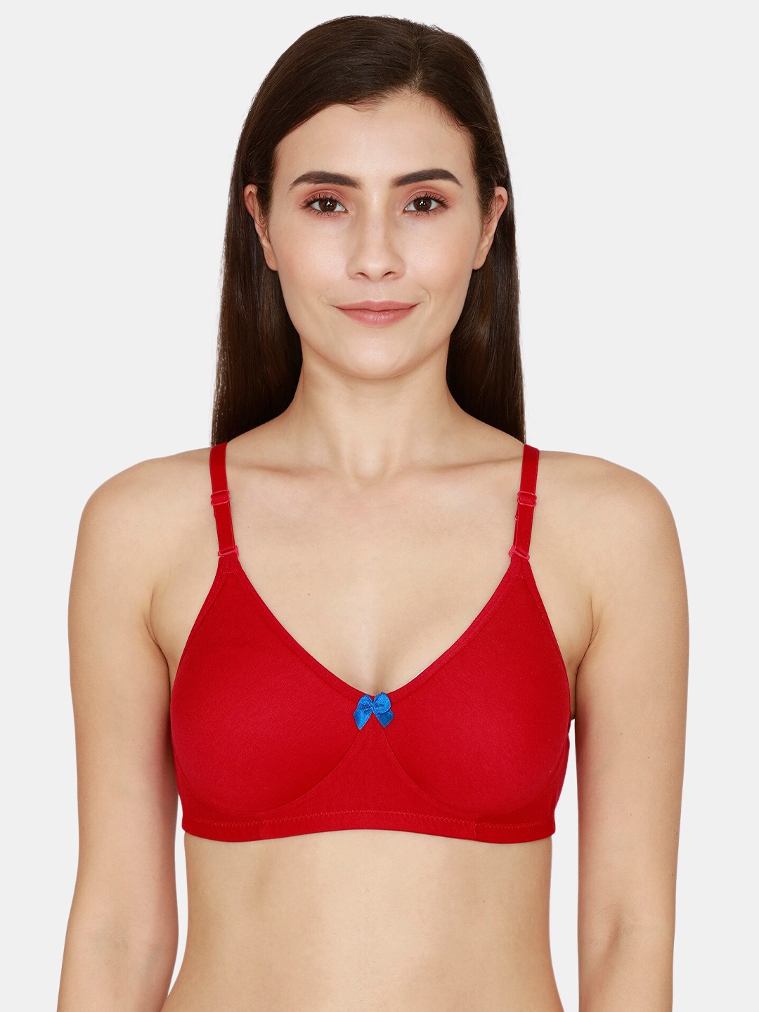 

Coucou by Zivame Medium Coverage T-Shirt Bra with All Day Comfort, Red