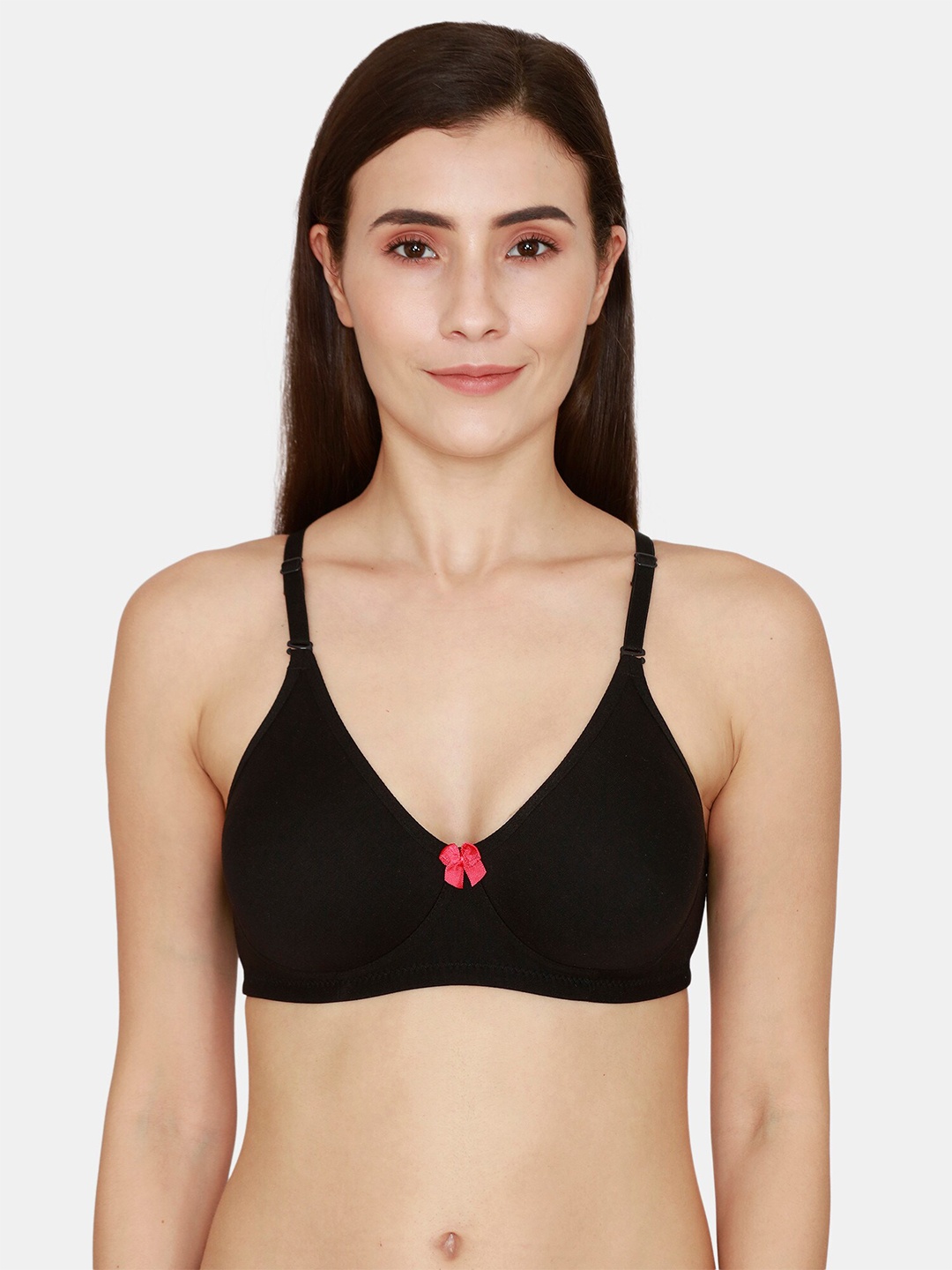 

Coucou by Zivame Black Non-Wired Non Padded Bra