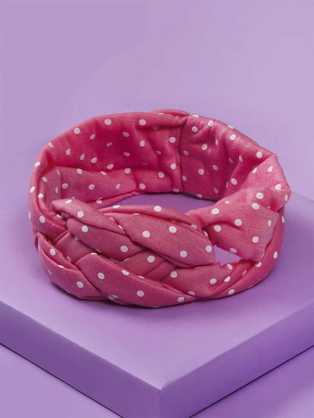 

Arendelle Girls Pink & White Twisted Hairband