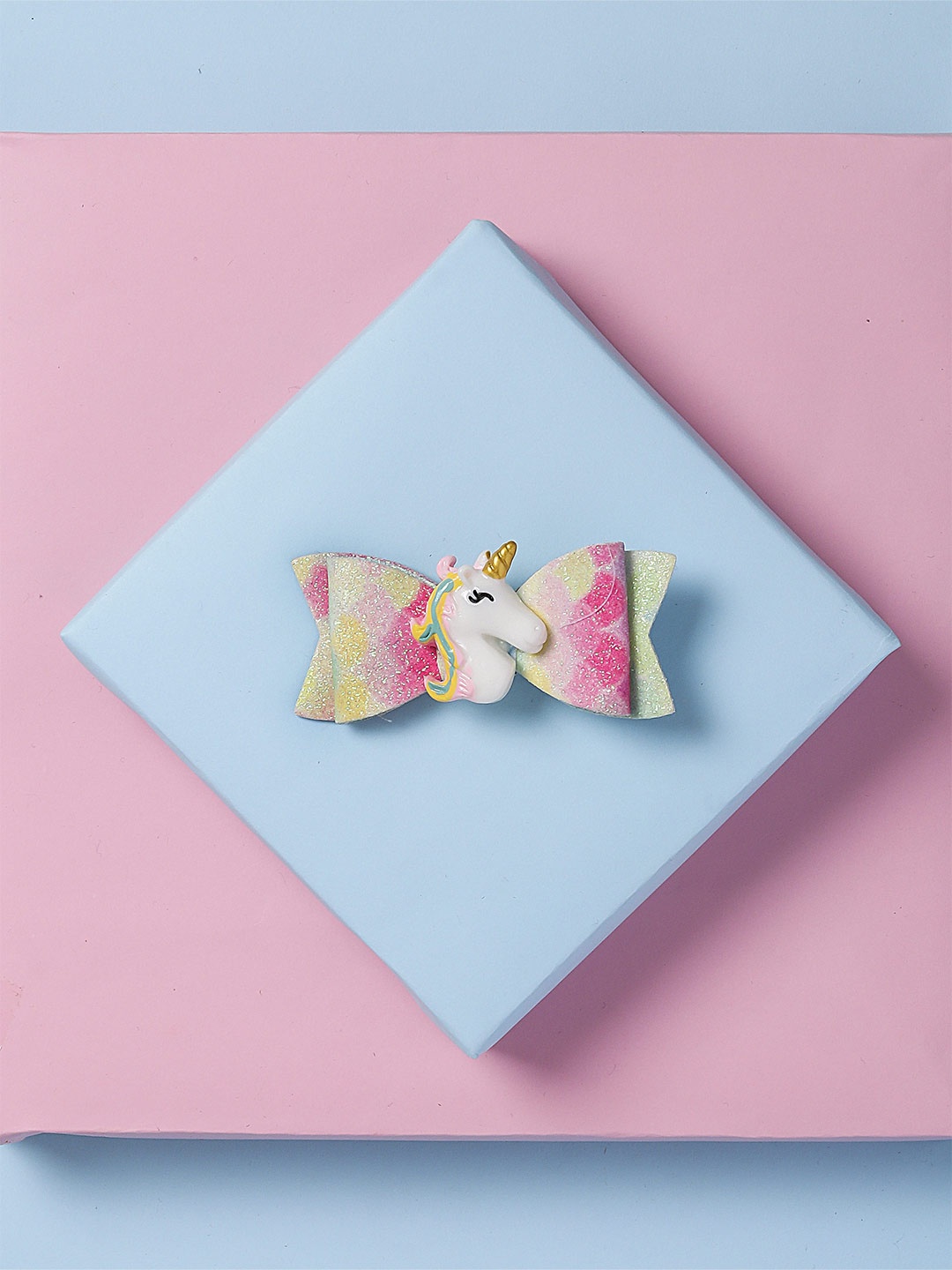 

Arendelle Girls Blue & Pink Unicorn Alligator Hair Clip