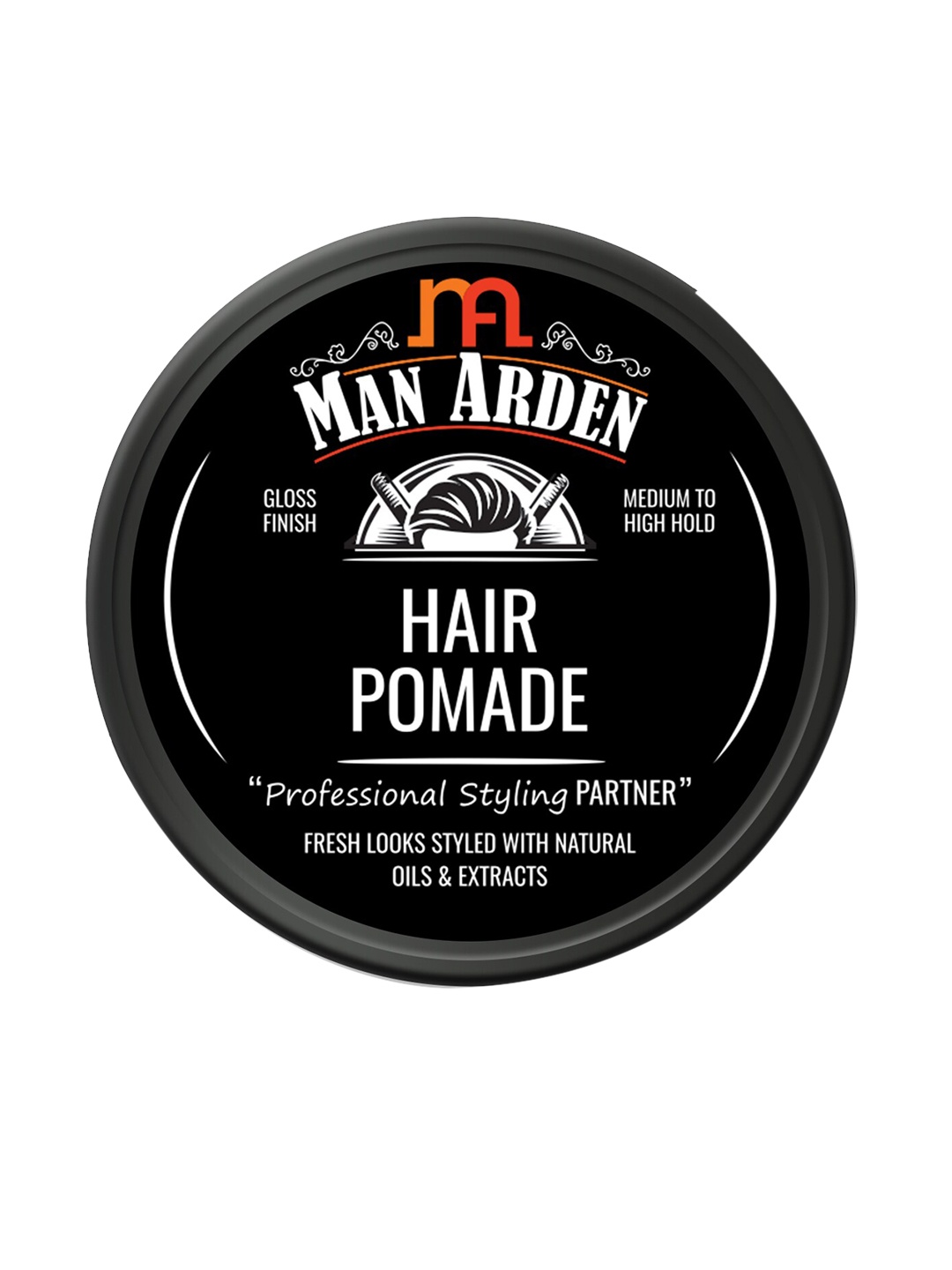 

Man Arden Gloss Finish Hair Pomade - 50 g, Black