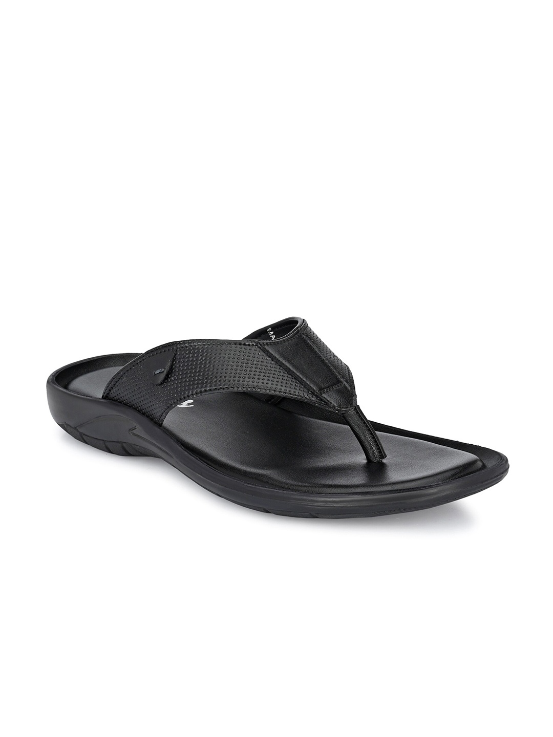 

SHENCES Men Black Ethnic Comfort Sandals