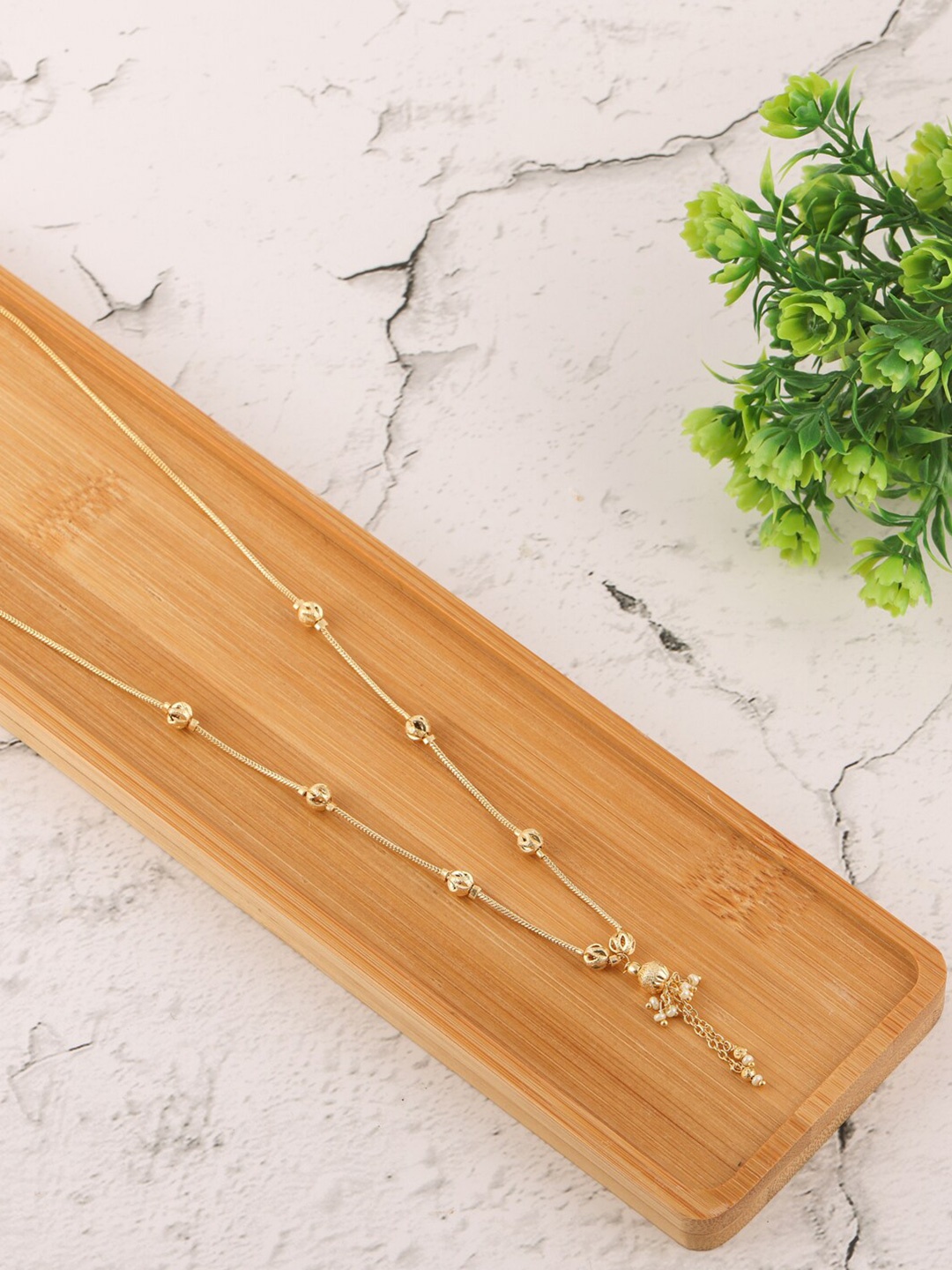 

Brandsoon Gold-Toned Brass Rose Gold-Plated Necklace