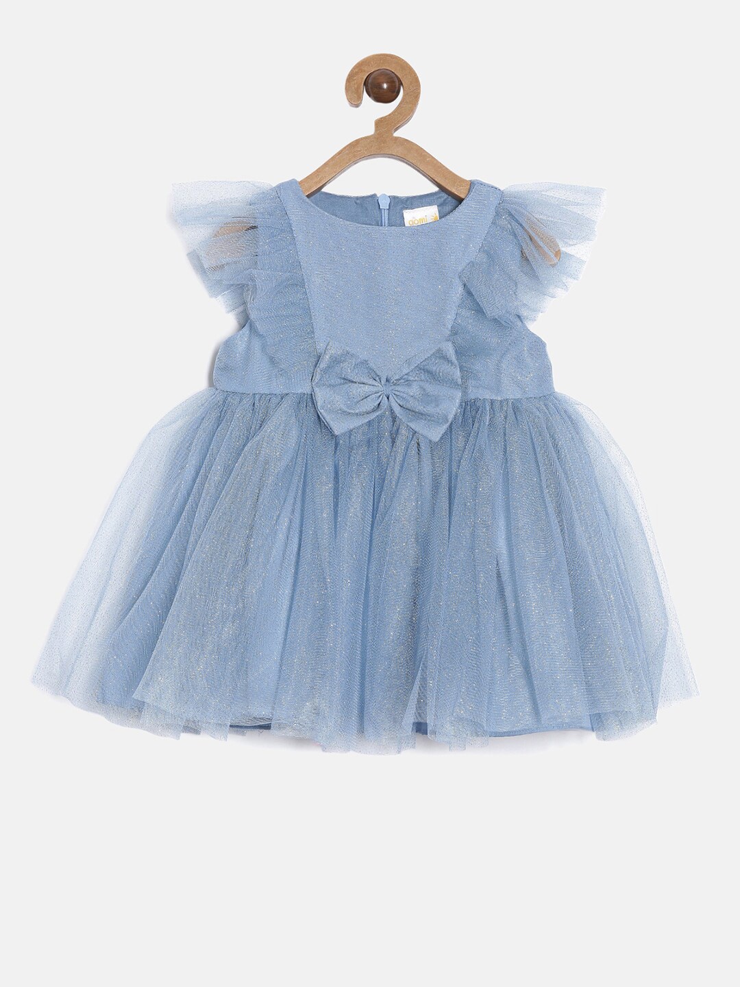 

Aomi Blue Layered Net Dress
