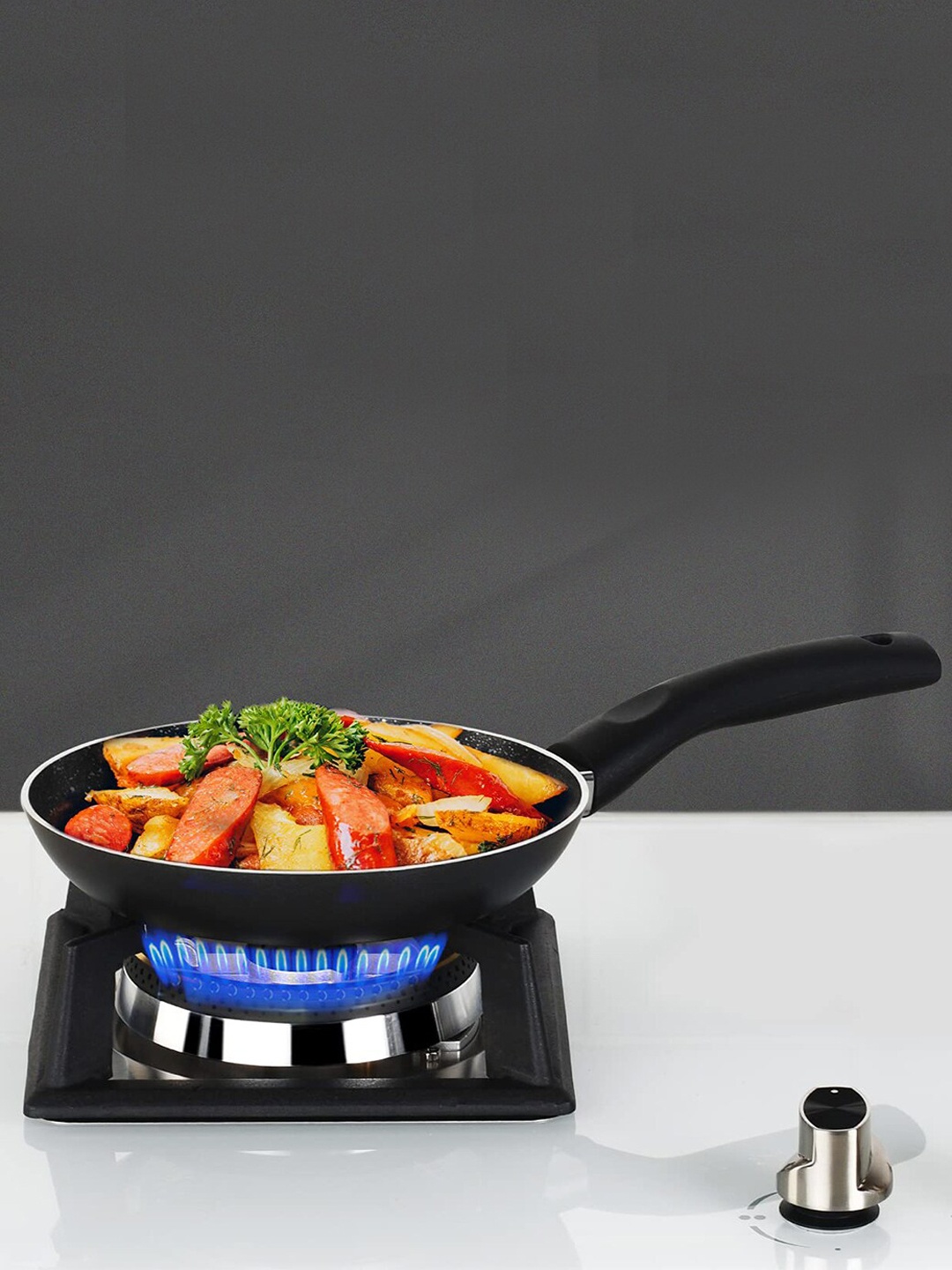

BERGNER Black Solid Non-stick Frypan