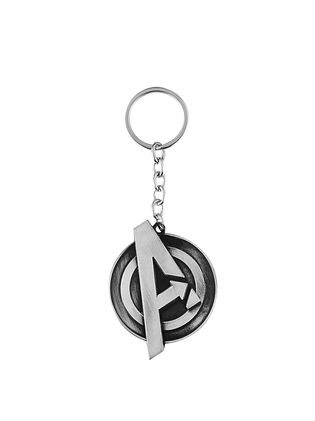 

Marvel Silver-Toned Avengers Logo Keychain