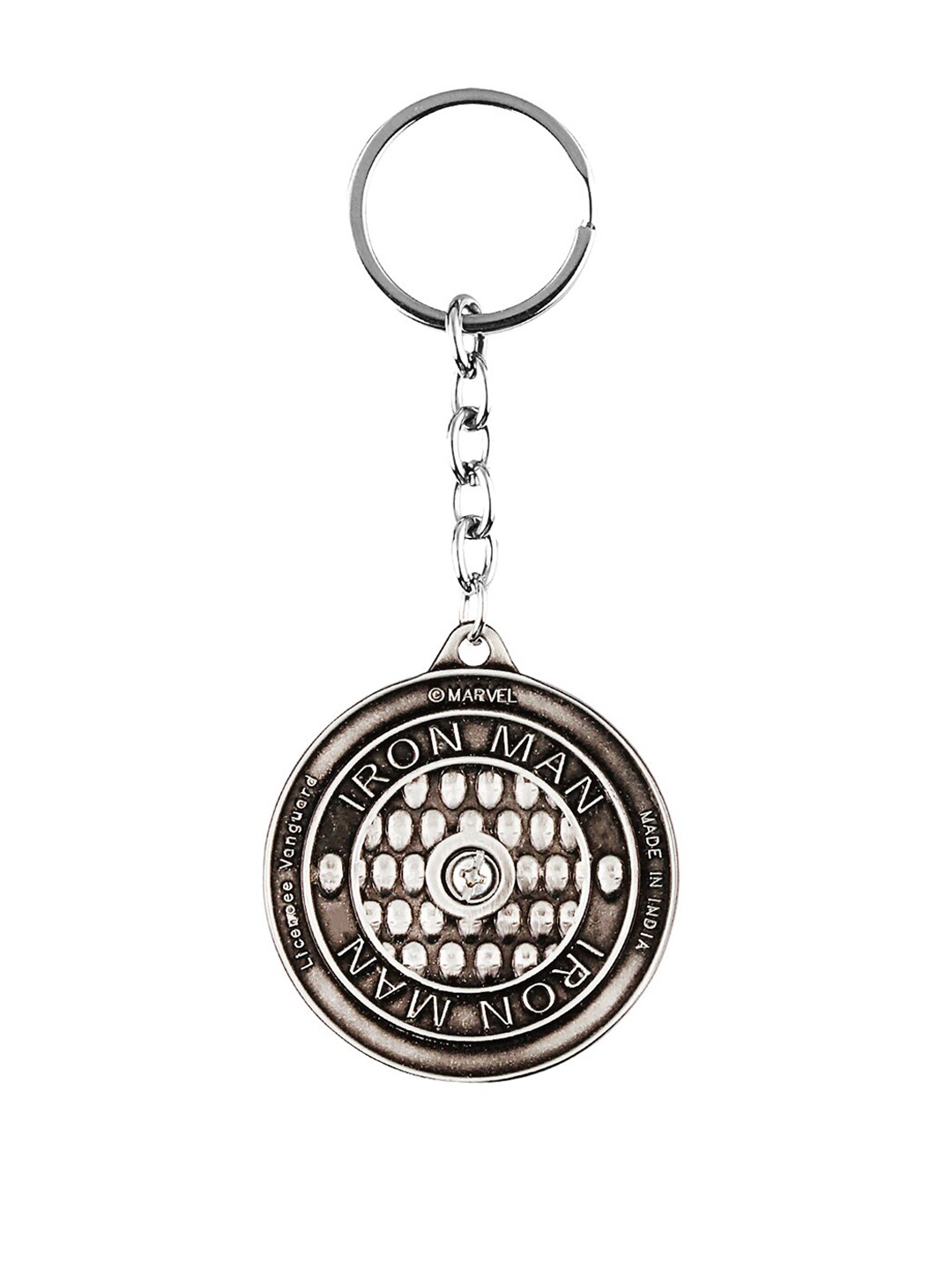 

Marvel Kids Silver-Toned Iron Man Travelling Pocket Metal Key Chain