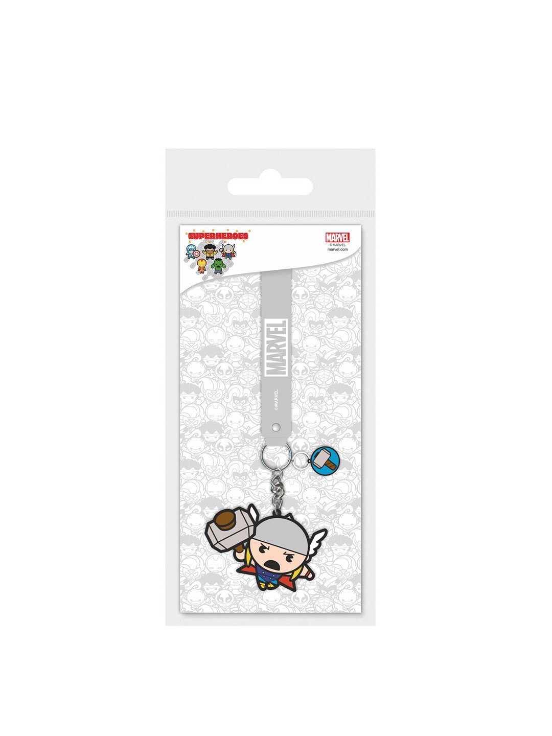 

Marvel Kids Grey & Blue Marvel Pocket Metal Key Chain