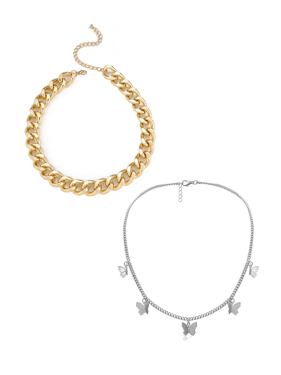

Vembley Set of 2 Gold-Toned Gold-Plated Layered Necklace