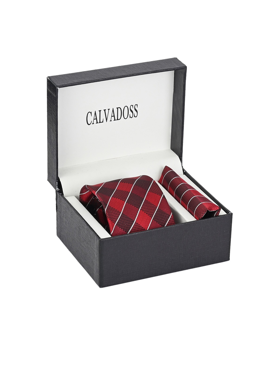 

Calvadoss Men Red & Black Accessory Gift Set