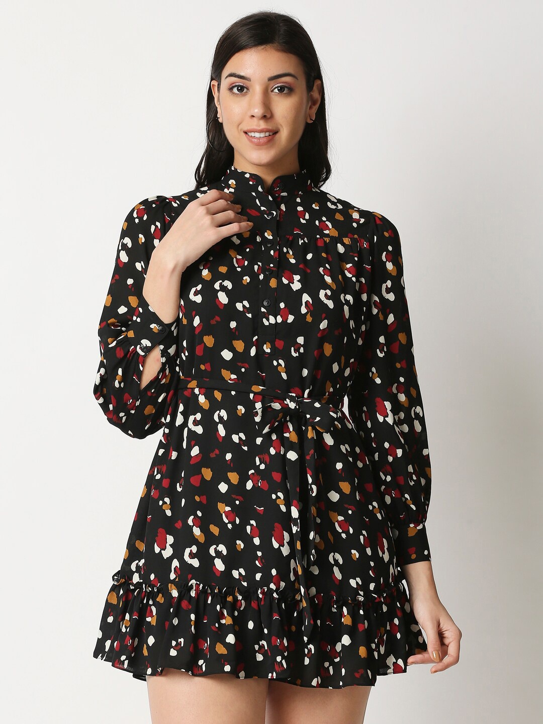 

20Dresses Black & White Floral Mini Dress