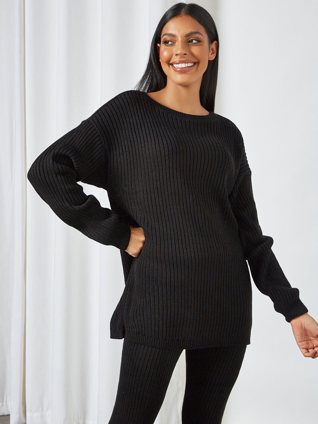 

Femme Luxe Women Black Night suit