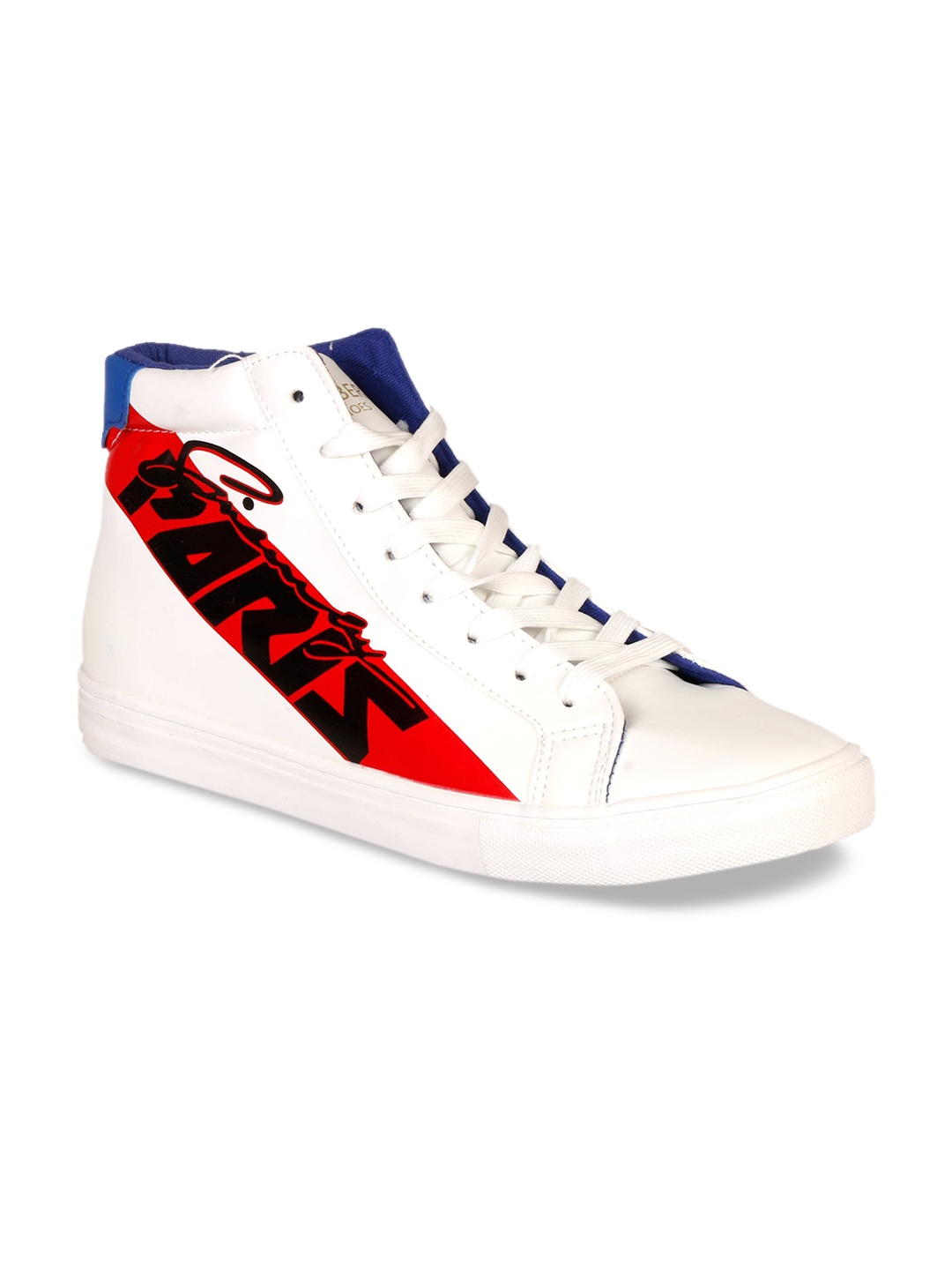 

MOZAFIA Men White Printed PU Sneakers