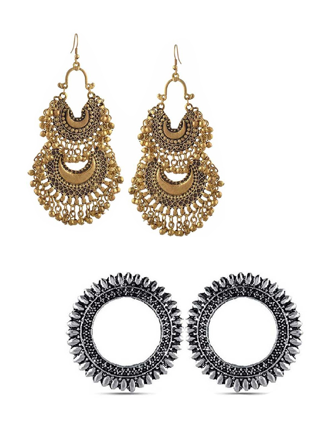 

Vembley Gold-Toned Contemporary Drop Earrings