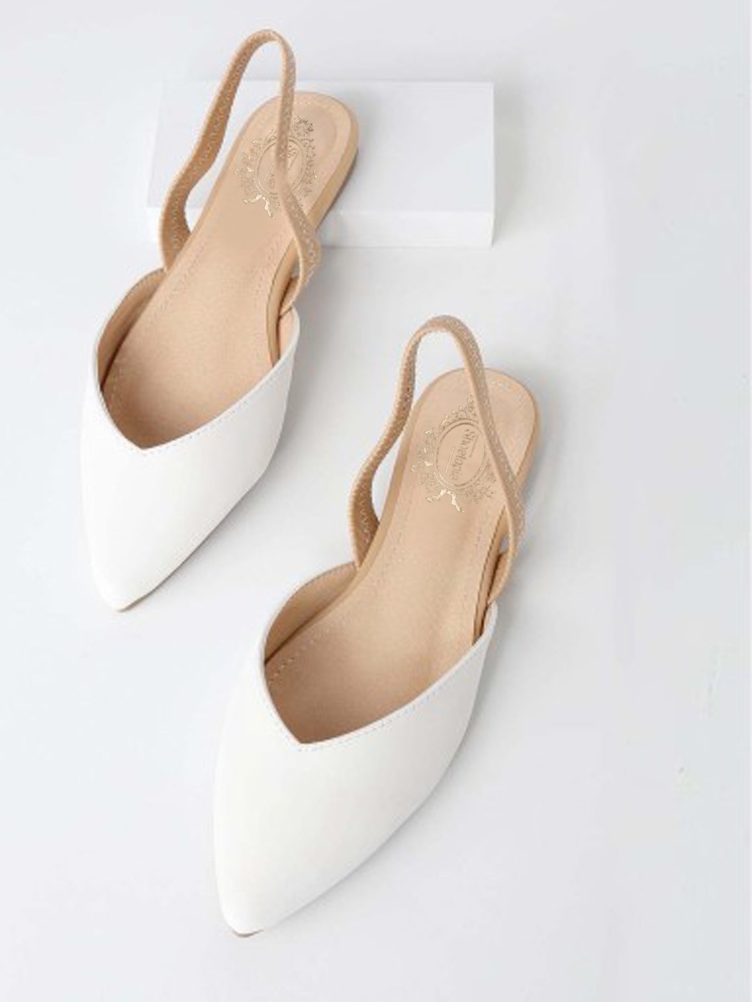 

Shoetopia Women White Mules Flats