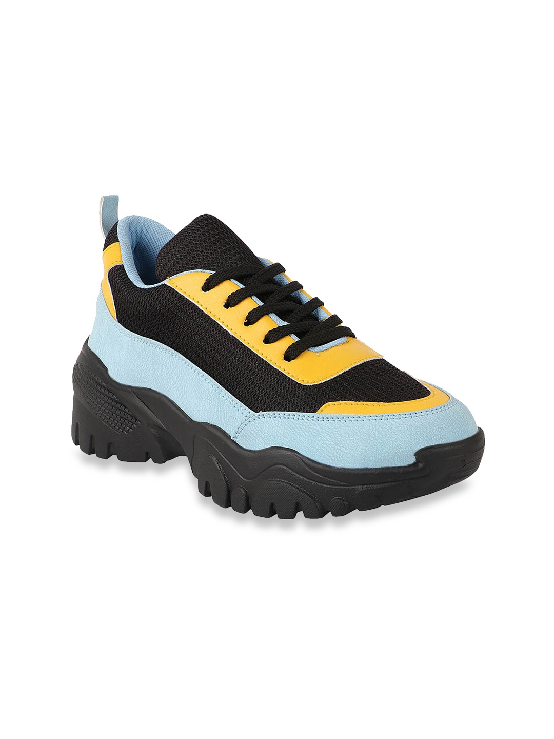 

Shoetopia Women Blue Mesh Walking Non-Marking Shoes