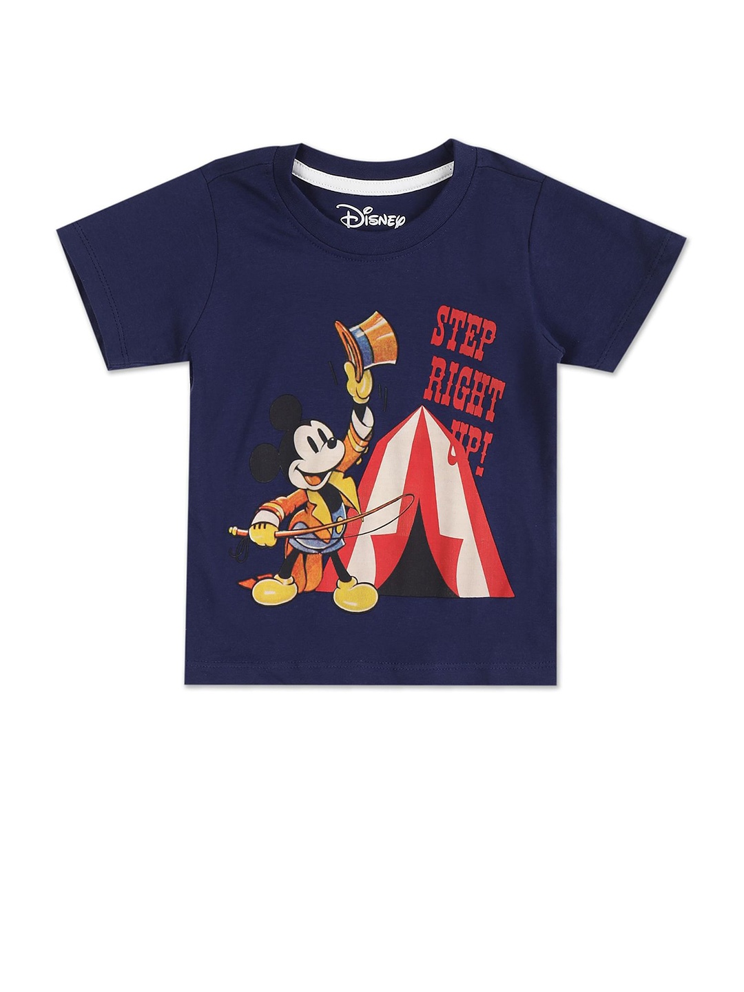 

Donuts Boys Blue Mickey Mouse Printed T-shirt