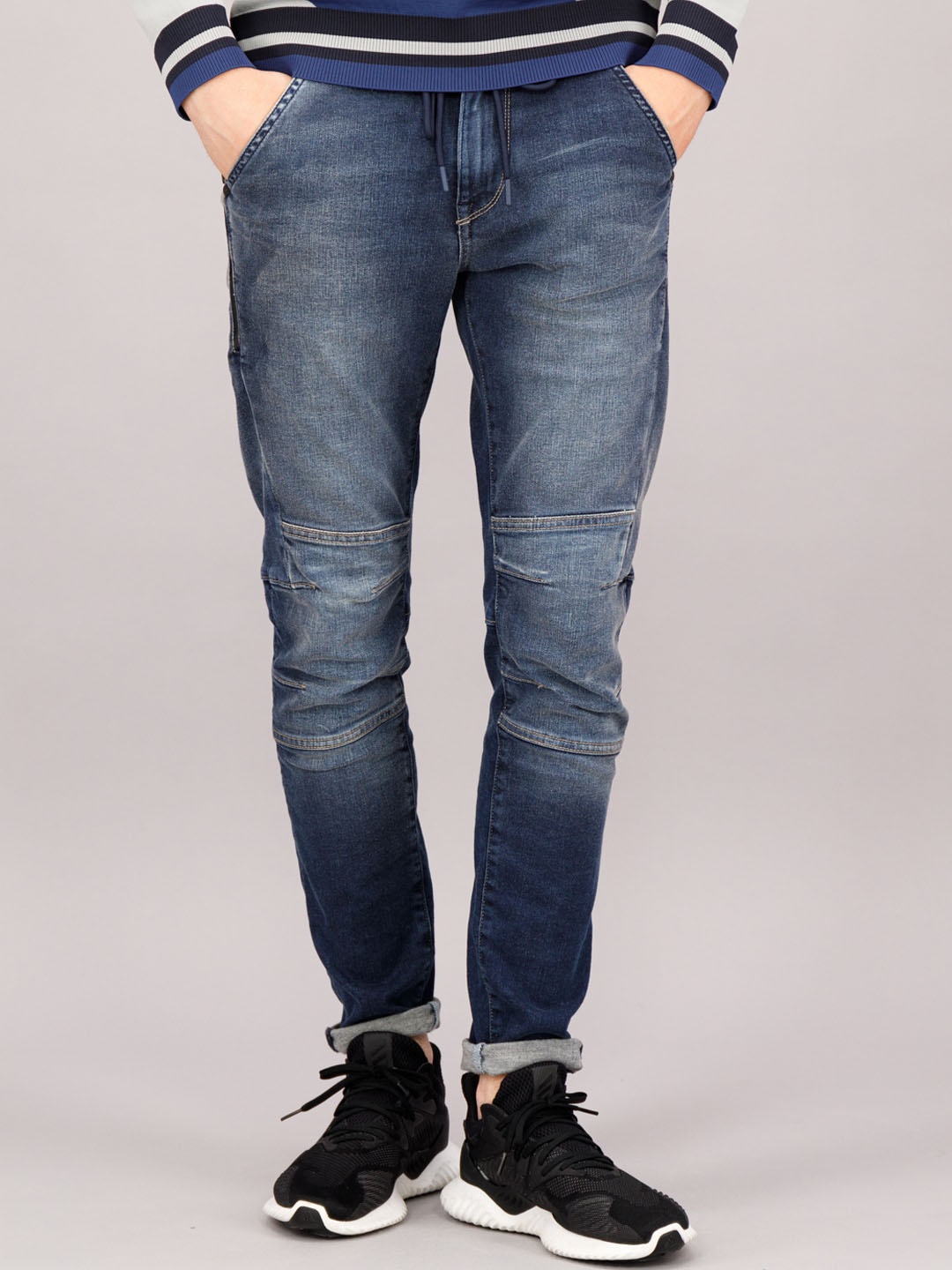 

FREESOUL Men Blue Jogger Stretchable Jeans