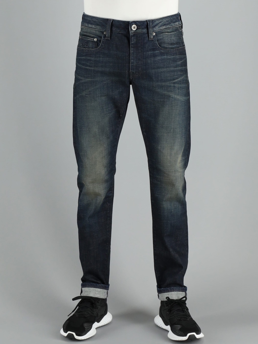 

FREESOUL Men Blue Slim Fit Heavy Fade Jeans