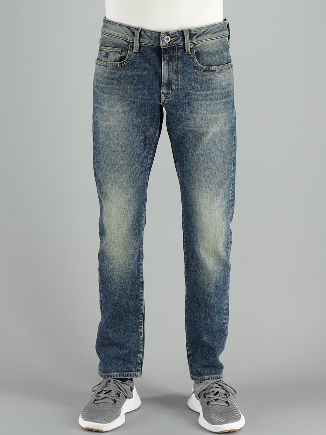 

FREESOUL Men Blue Slim Fit Heavy Fade Jeans