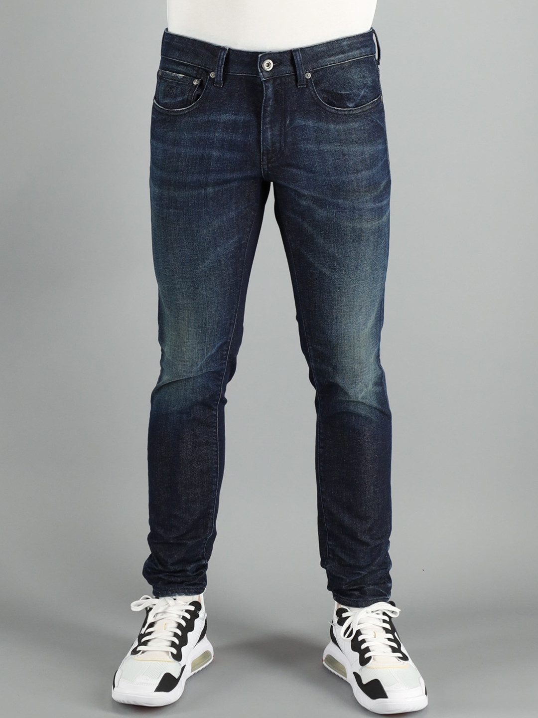 

FREESOUL Men Blue Skinny Fit Light Fade Jeans