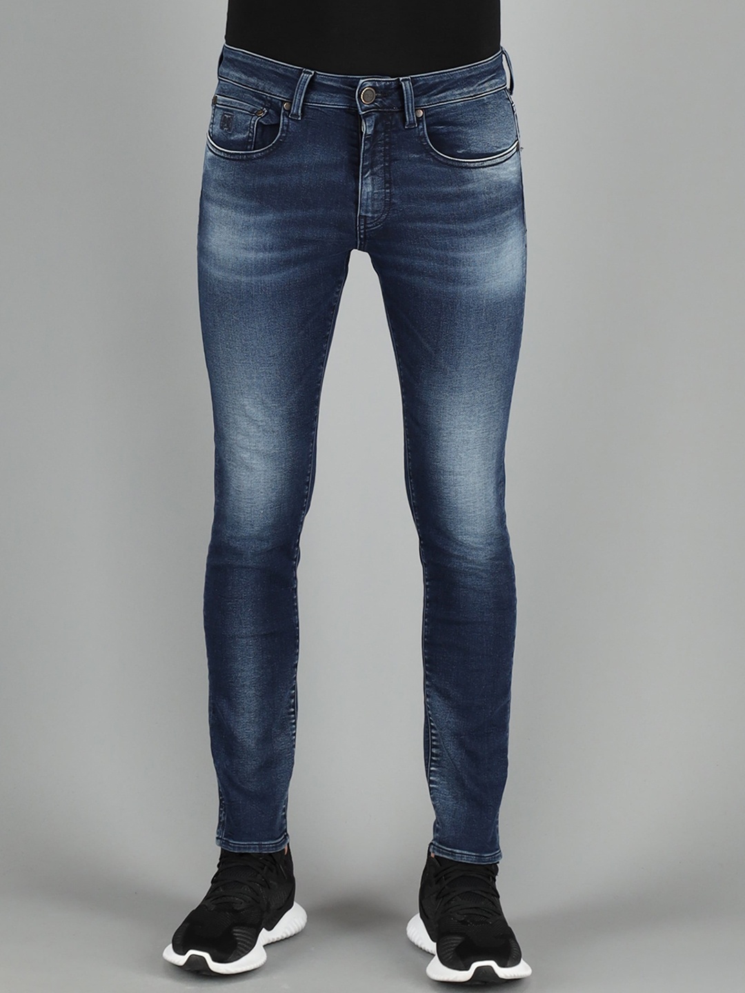 

FREESOUL Men Blue Skinny Fit Light Fade Jeans