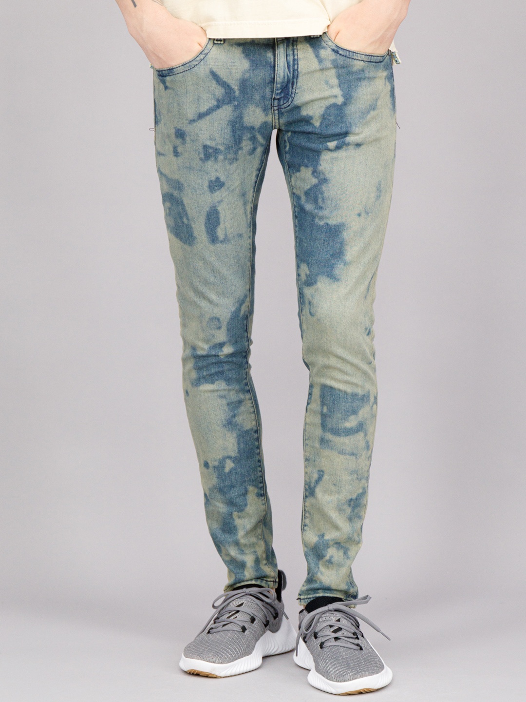

FREESOUL Men Blue Skinny Fit Heavy Fade Jeans