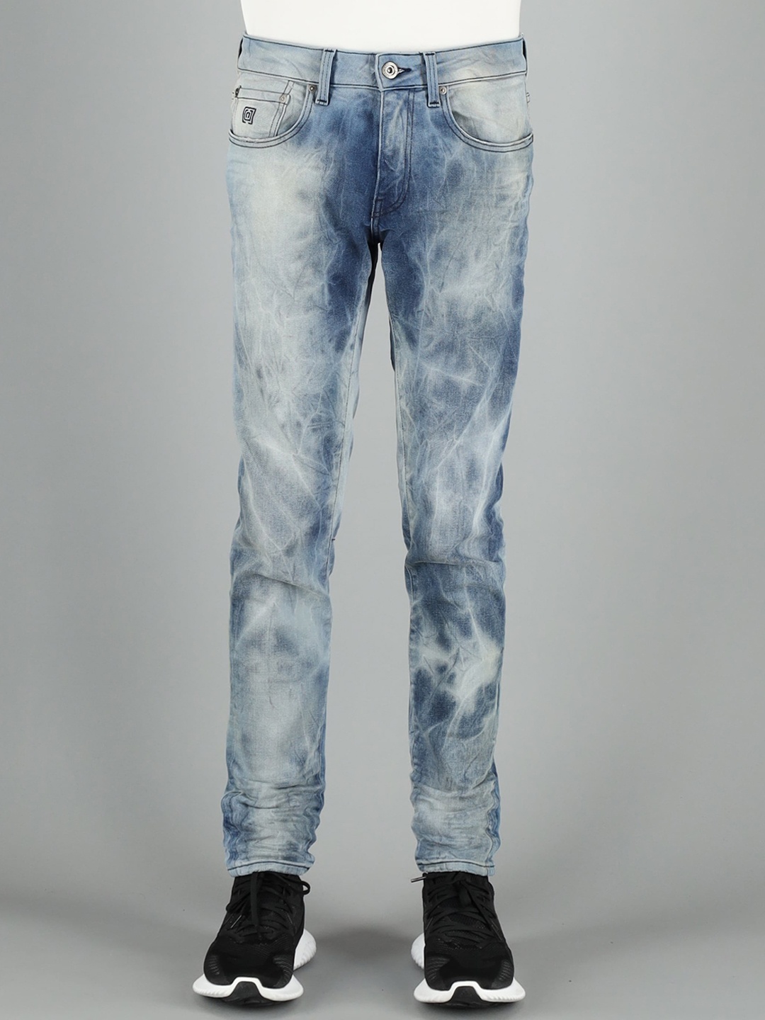 

FREESOUL Men Blue Skinny Fit Heavy Fade Jeans