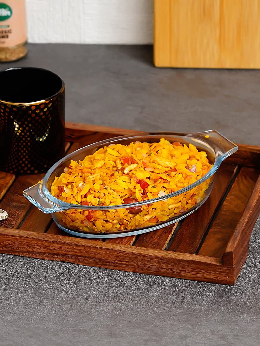 

Femora Transparent Solid Borosilicate Glass 520ML Baking Dish