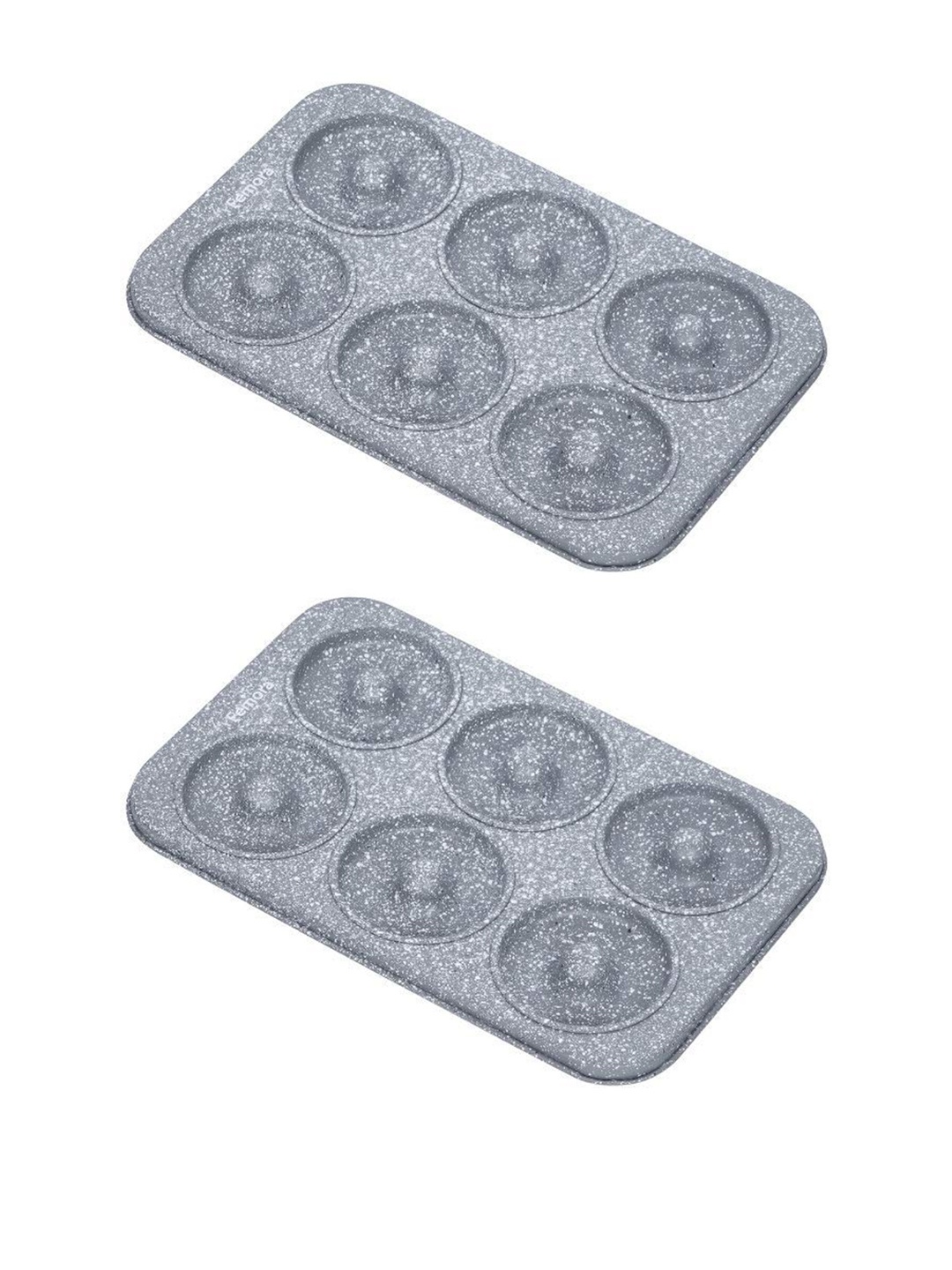 

Femora Set Of 2 Grey Non-Stick Coated Doughnut Tray