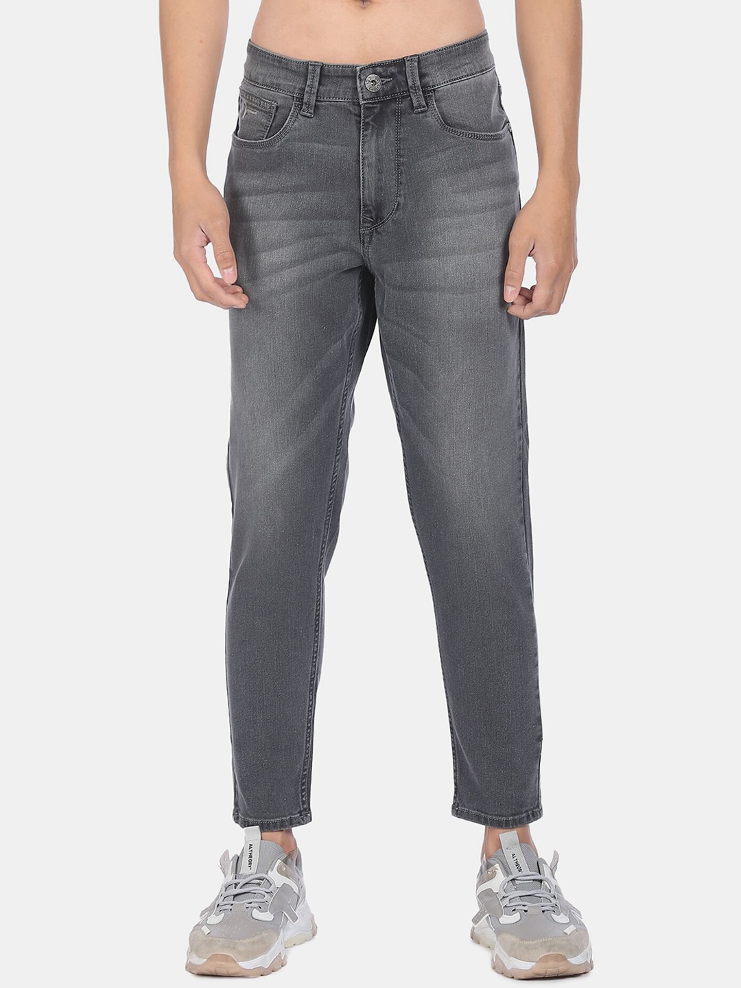 

Flying Machine Men Black Slim Fit Light Fade Cotton Jeans
