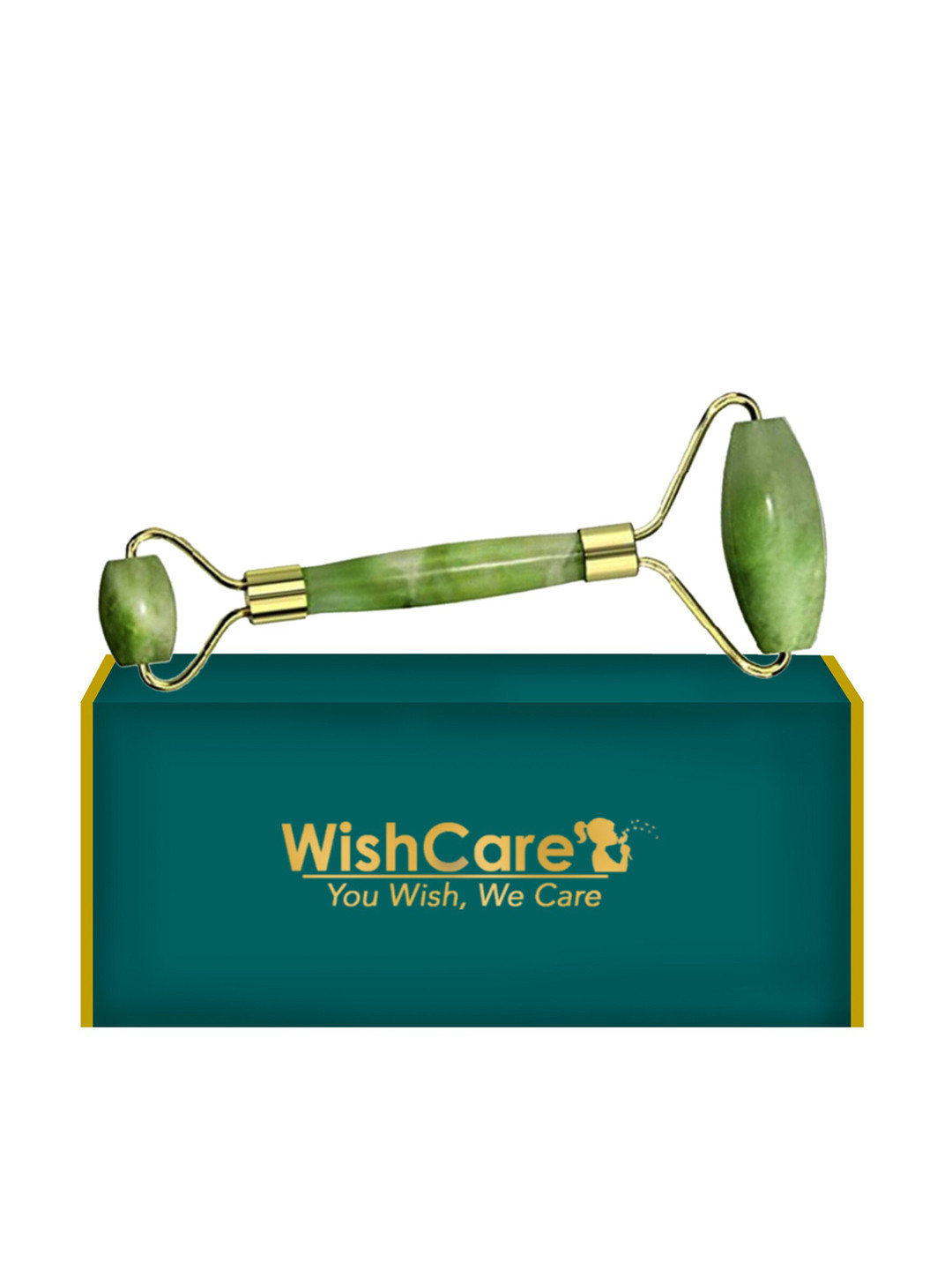 

Wishcare Face Massage Jade Roller For Glowing Skin - Green
