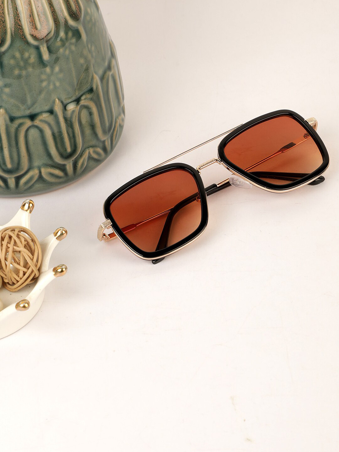 

PASSION PETALS Unisex Brown Sunglasses 11-7brownsunglasses-Brown
