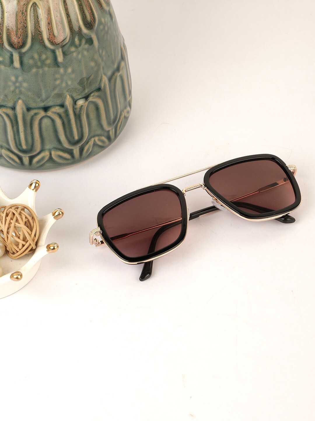 

PASSION PETALS Purple Lens & Black Rectangle Sunglasses 11-7purplesunglasses