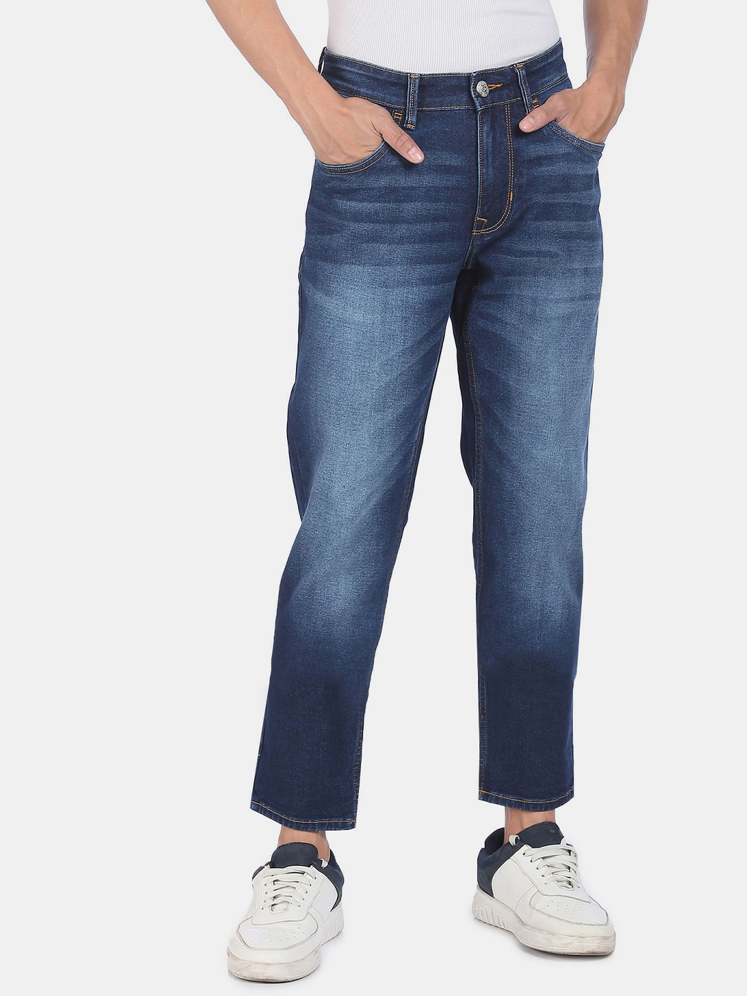 

U.S. Polo Assn. Denim Co. Men Blue Heavy Fade Jeans