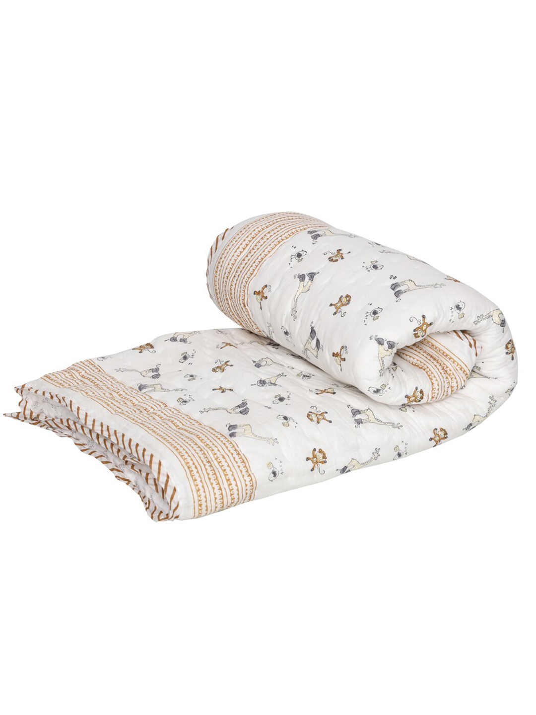 

Moms Home Kids Brown Printed Quilts