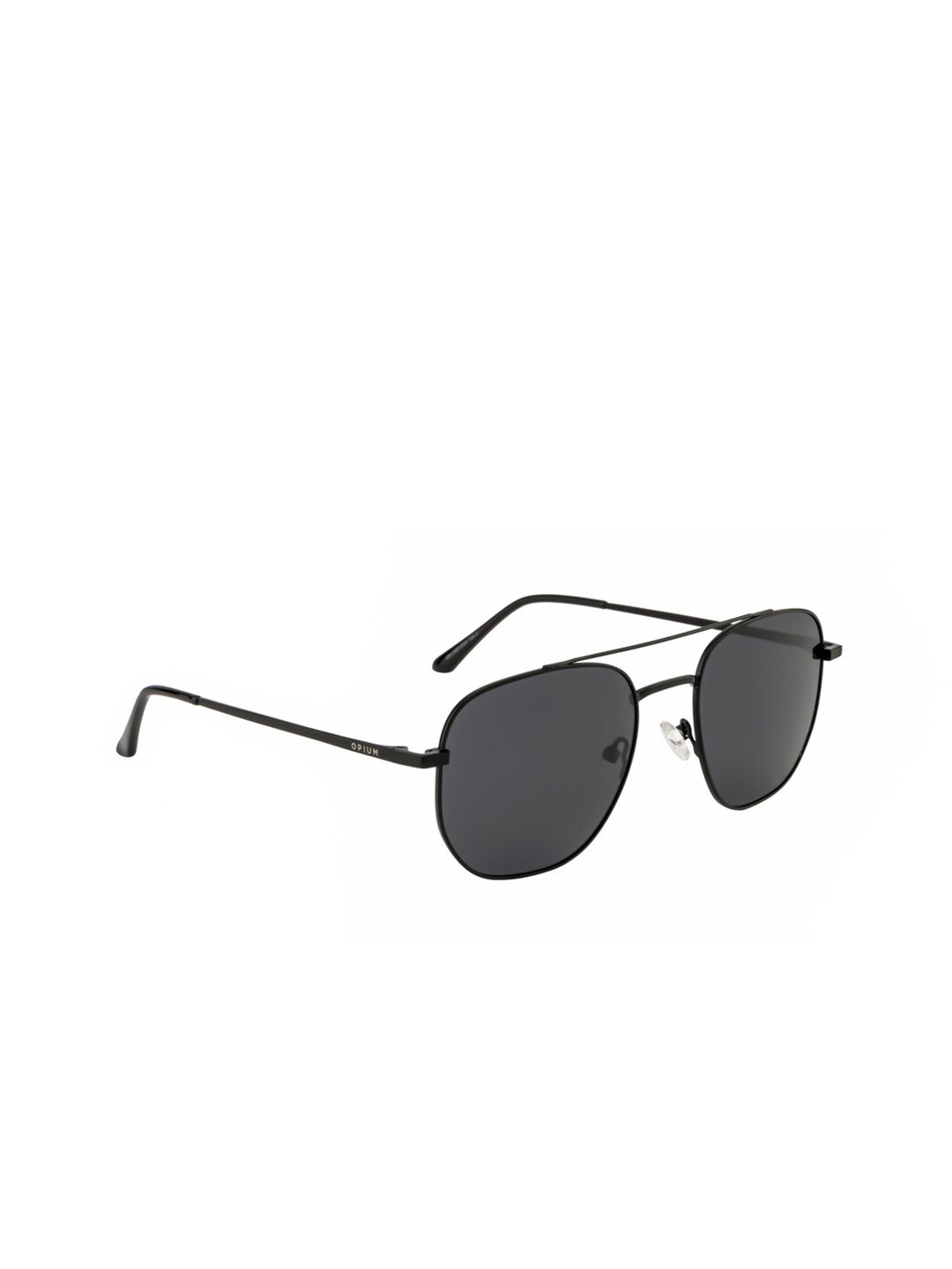 

OPIUM Men Grey Lens & Black Rectangle Sunglasses with Polarised Lens OP-1921-C04