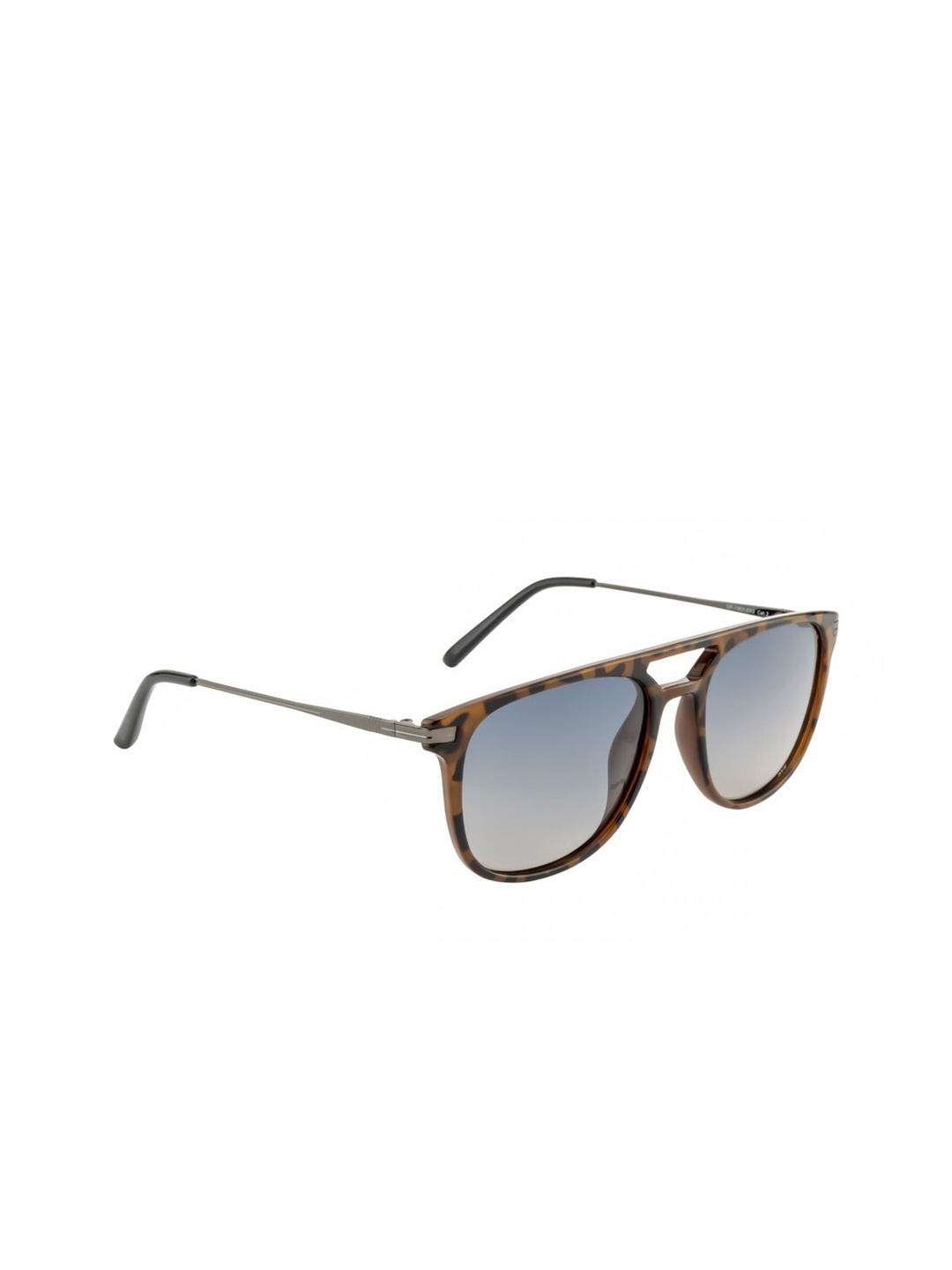 

OPIUM Men Blue Lens & Brown Rectangle Sunglasses with Polarised Lens OP-1901-C02