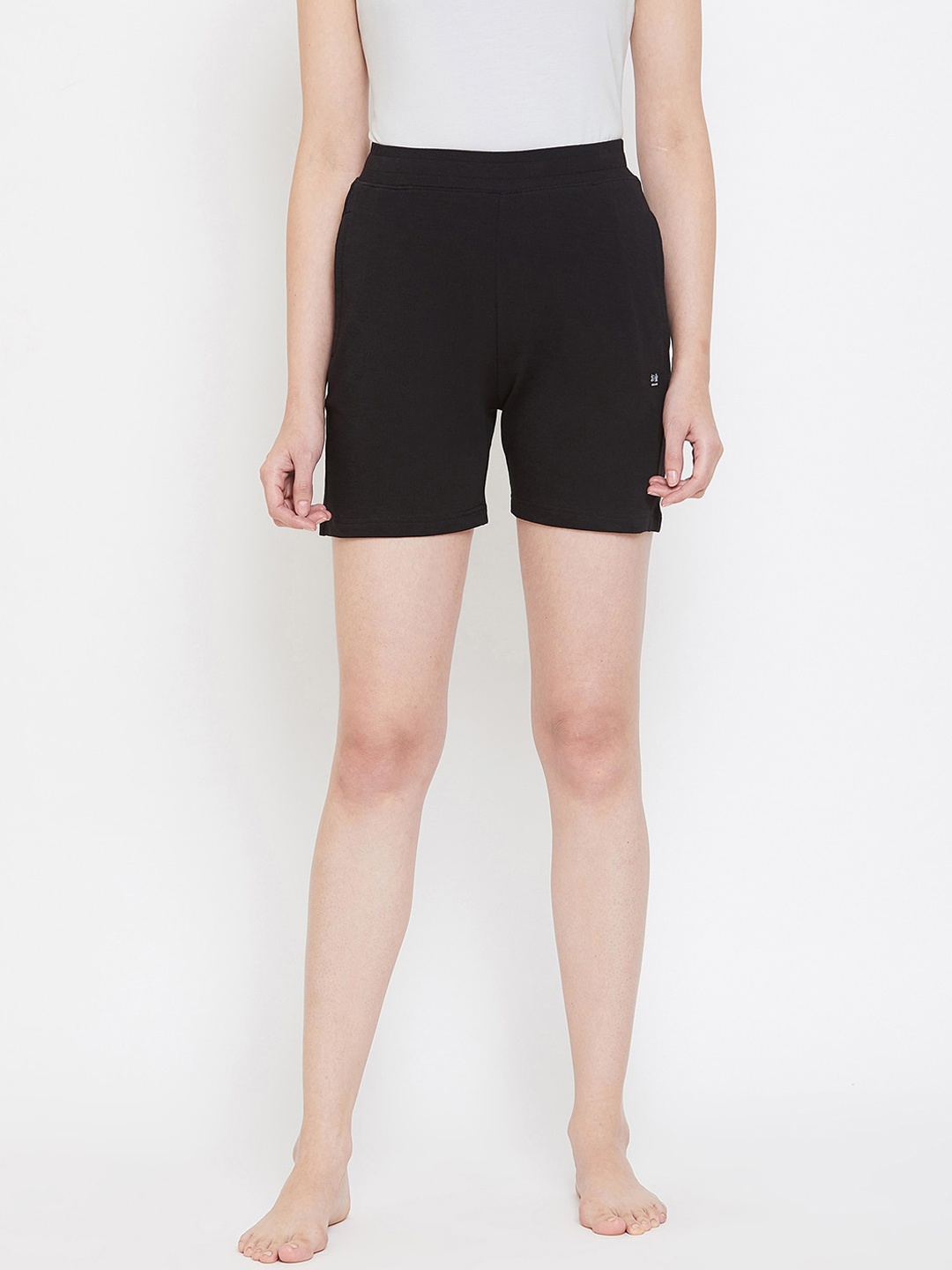 

Okane Women Black Cotton Lounge Shorts